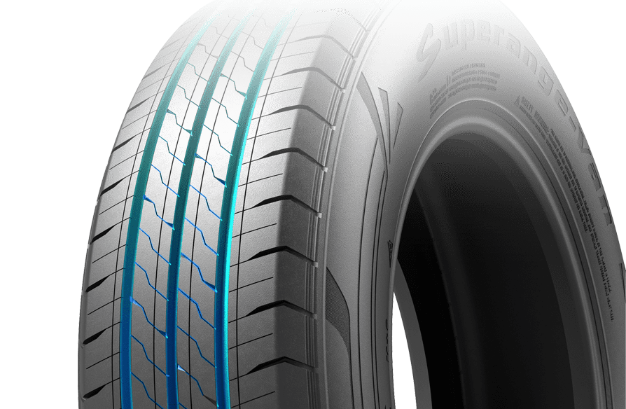 Ламели в центральной части протектора